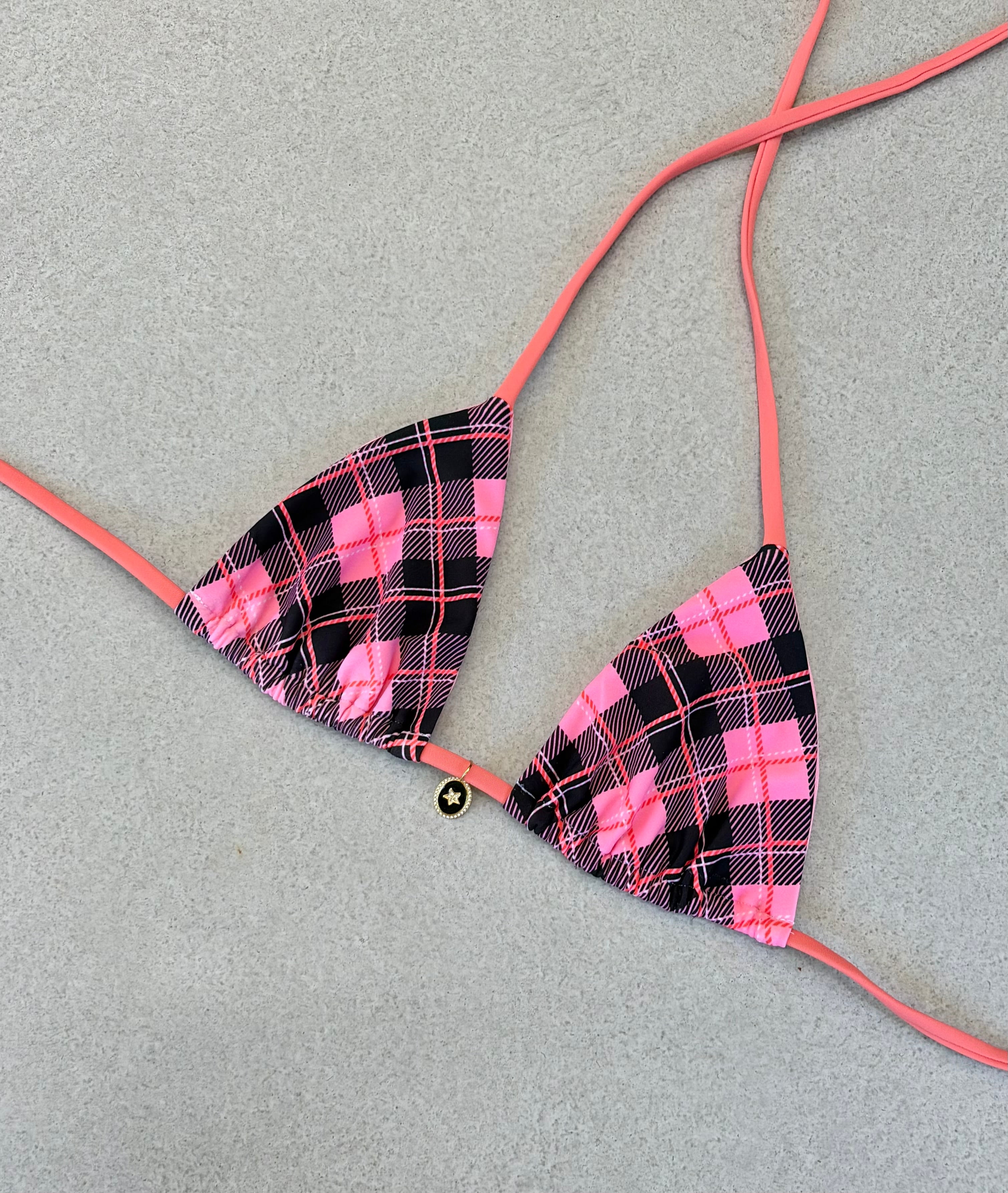 Fluro Checks TRI TOP